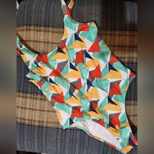 Colorful Geometric Swimsuit